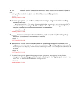 Managing Behavior in Organizations 6th Edition Greenberg Test Bank | PDF