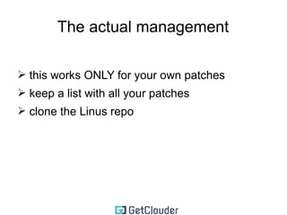 Feature automation 
Master 
featureX-3.18 
TAG 
featureX-3.17.3 
v3.18 
v3.17.4 
v3.17.3 
v3.17.2 
TAG 
featureX-3.17.4 
 