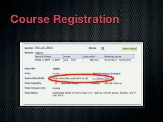 Course Registration
 