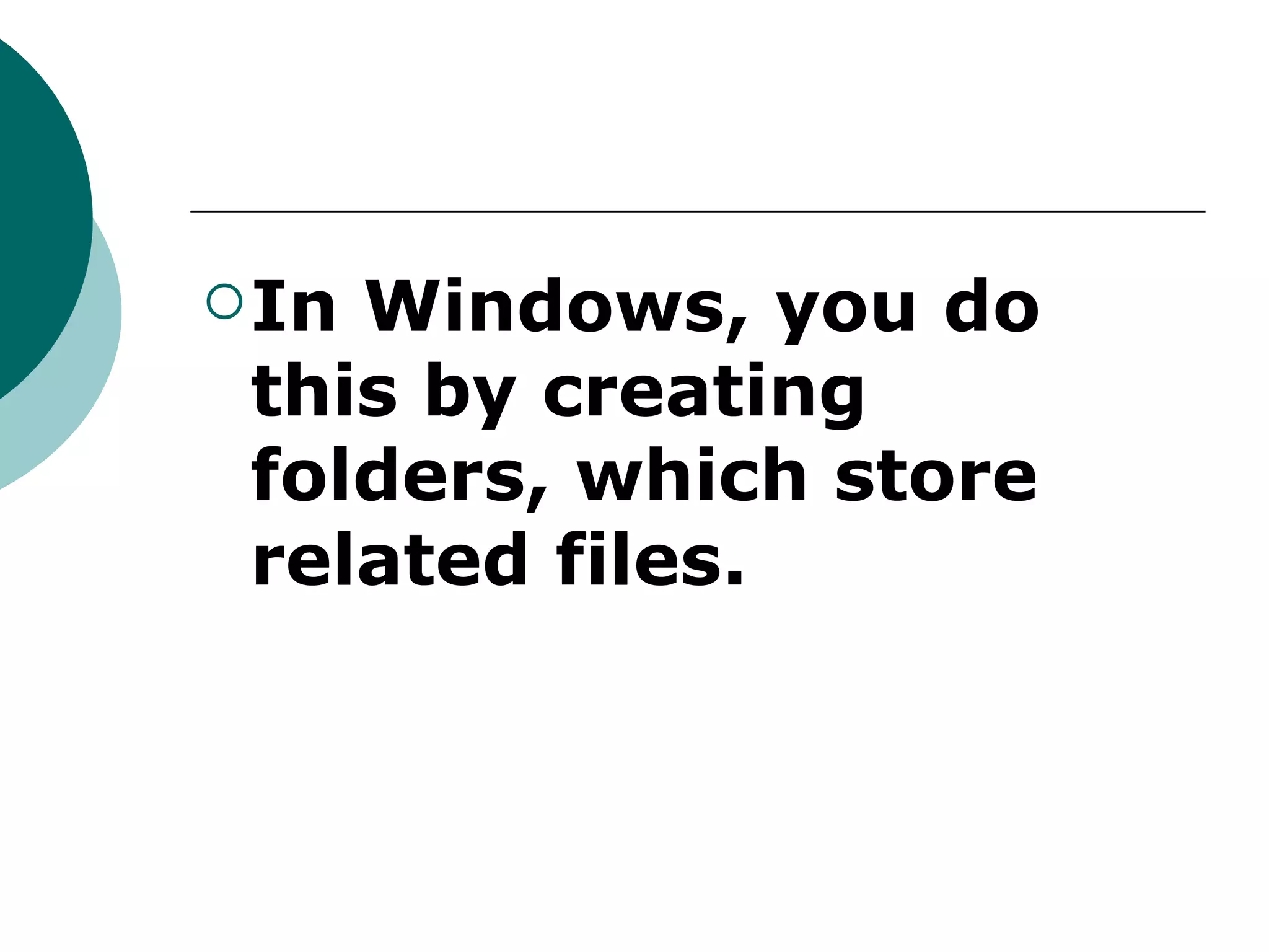 Managing Files | PPT