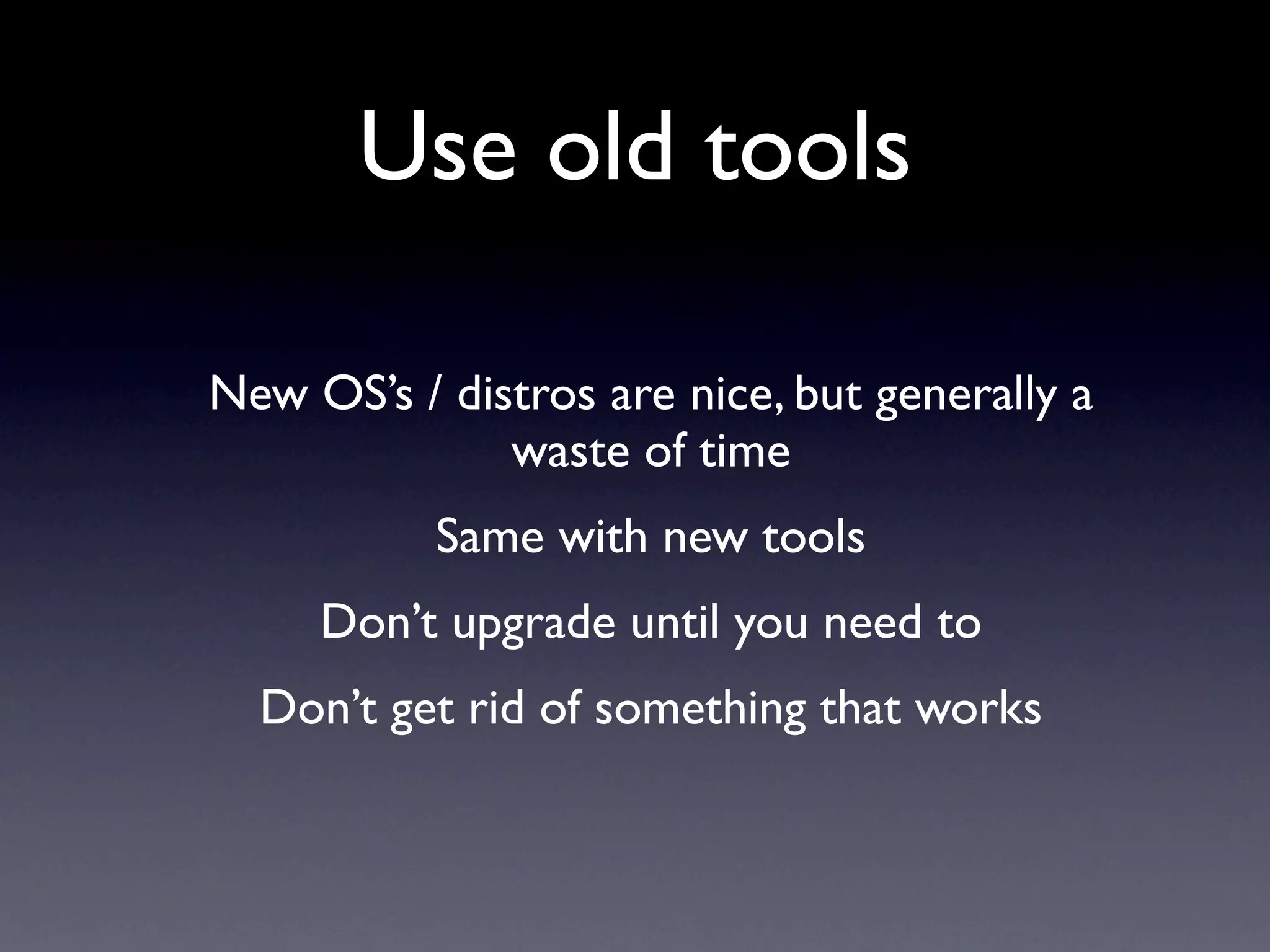 Managing Modules Without Going Crazy (NPW 2007)