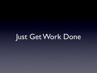 Managing Modules Without Going Crazy (NPW 2007)