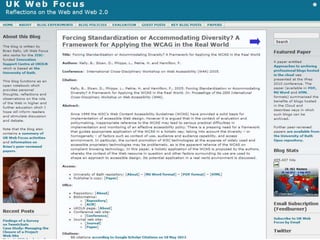 Commentable Pages on Blog
Recent development:
Commentable pages for
papers with links to key
resources (IR & publisher‟s
copy, metrics, citations, …)
54
 