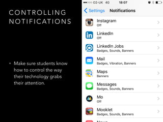 H O W D O W E E N G A G E S T U D E N T S
T H R O U G H T H E I R D E V I C E S ?
• Help students control their devices
• Connect the classroom
• Enable collaboration
• Make materials digital
• Make students more autonomous and digitally literate
• Change the teacher student relationship
 