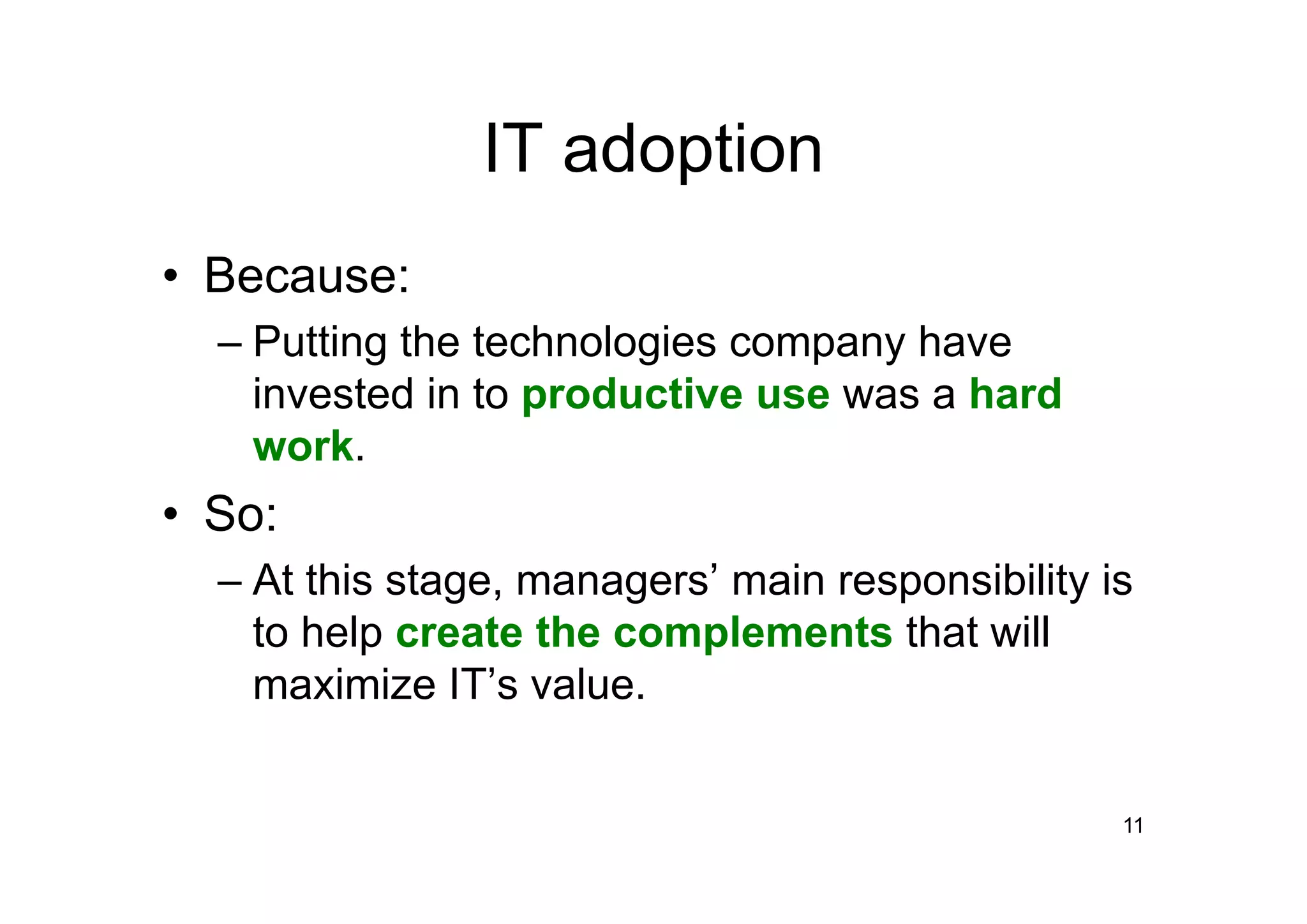 Managing The Three Types of IT