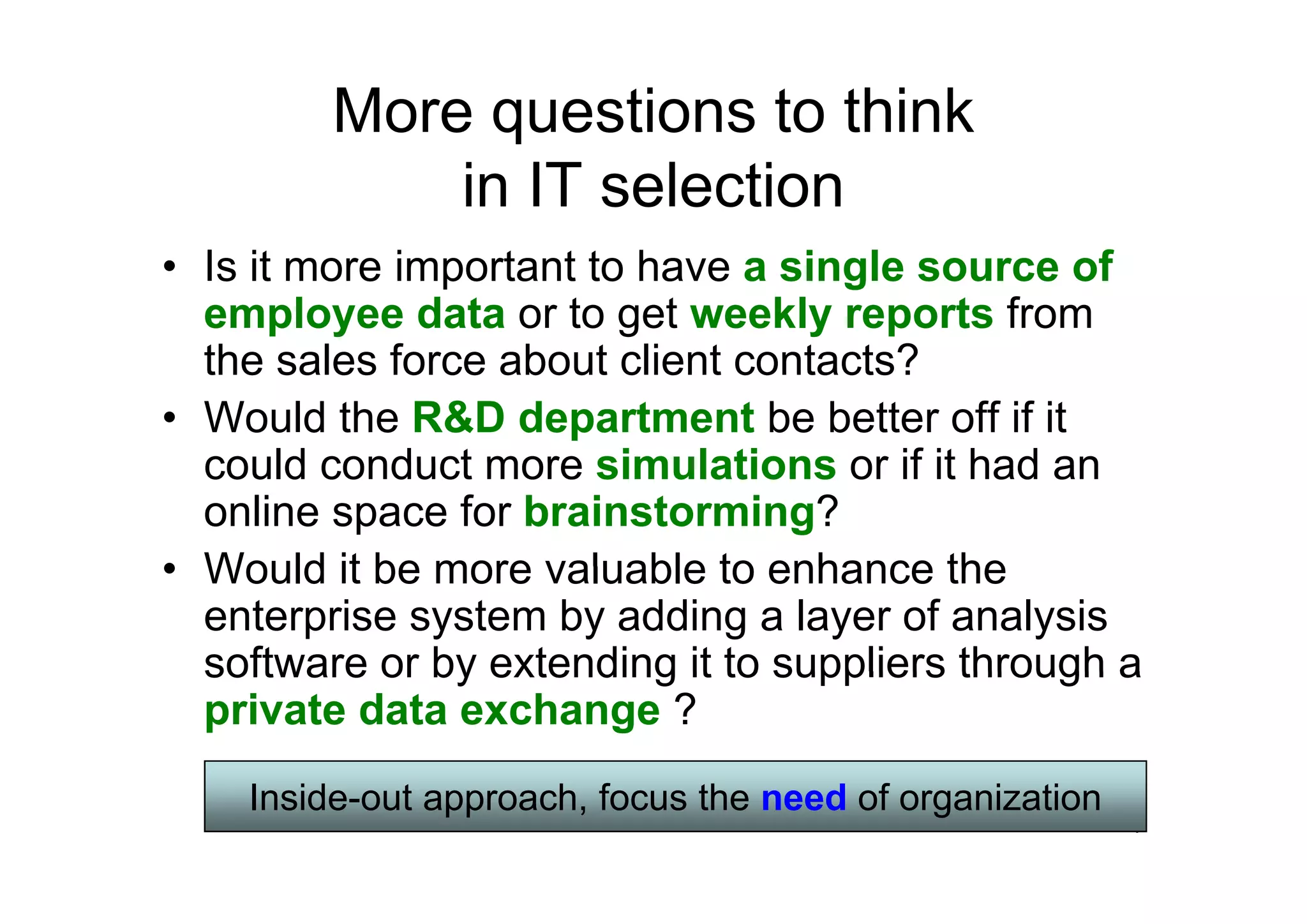 Managing The Three Types of IT