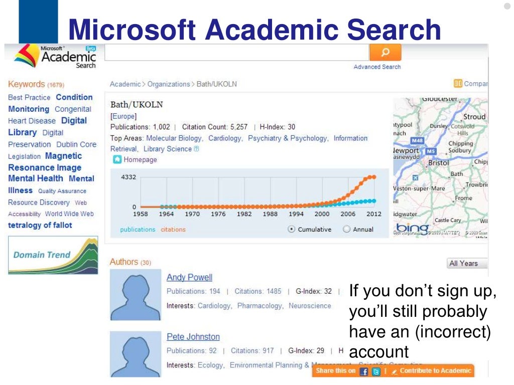 Microsoft Academic Search Ventajas Y Desventajas www.slideshare.net