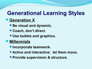 Managing Across Generations | PPT