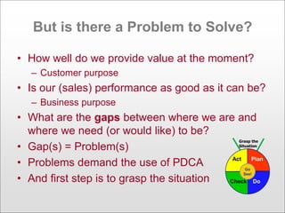 Lean Problem Gap Managing a Lean Sales Process | PDF
