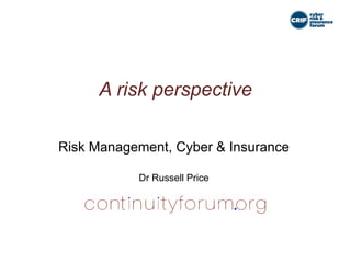 Managing and insuring cyber risk - a risk perspective | PDF