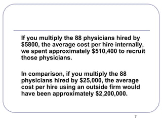 Managing And Operating A Physician Recruitment Program | PPT