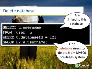 Delete	
  database



DROP DATABASE test_db;
 