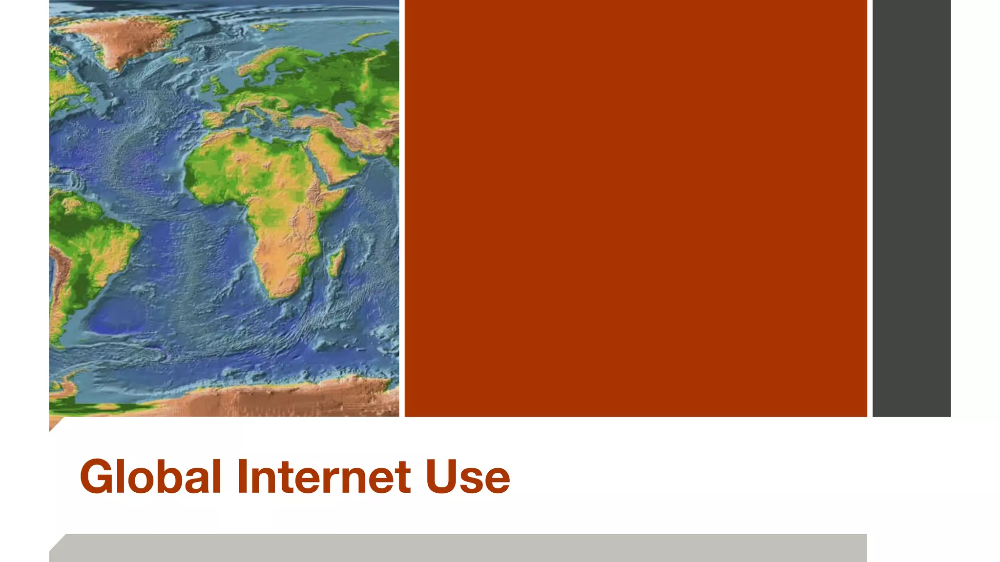 Global Internet Use
 