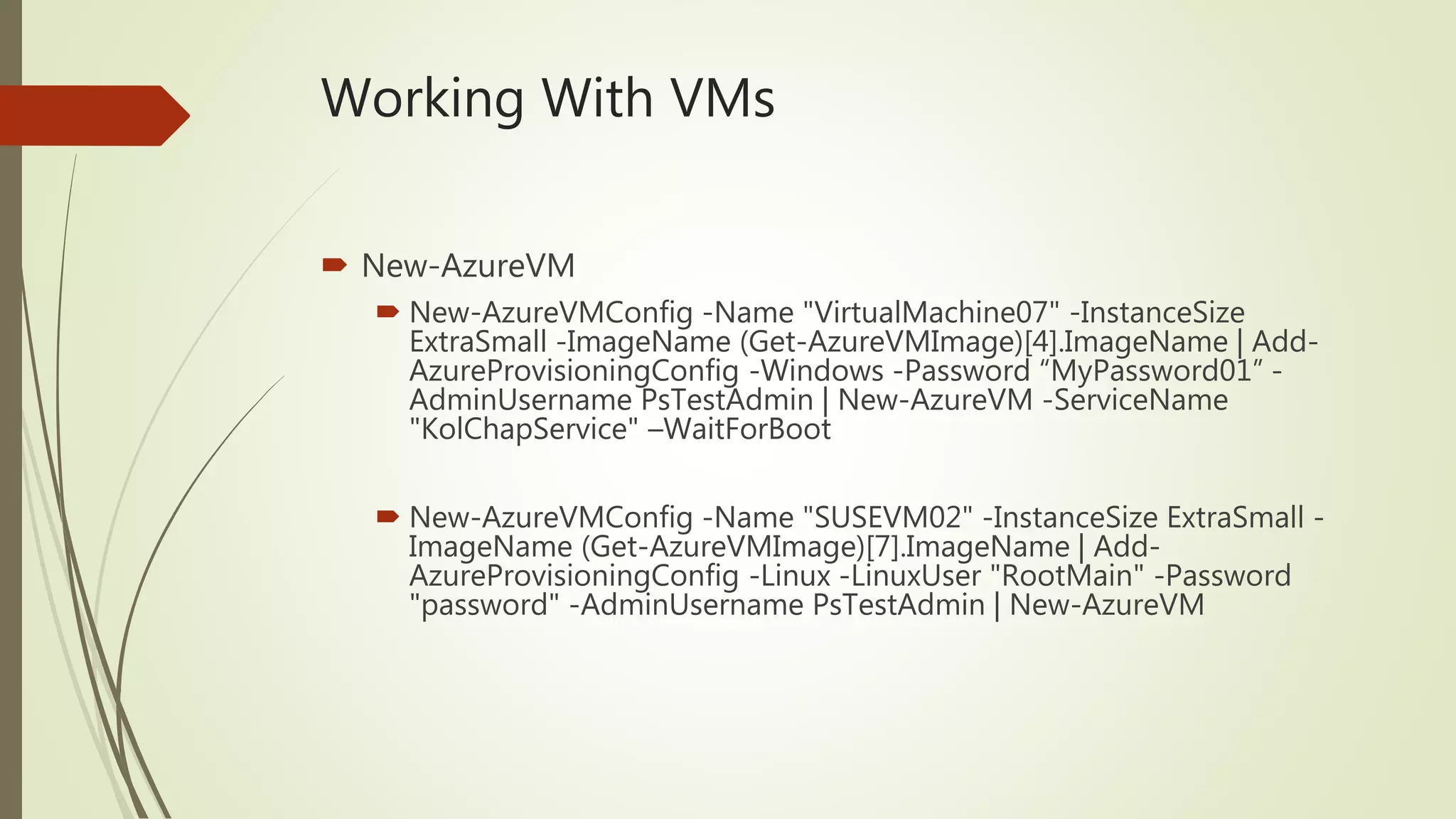Managing Azure Components Using Azure PowerShell | PPTX | Cloud ...
