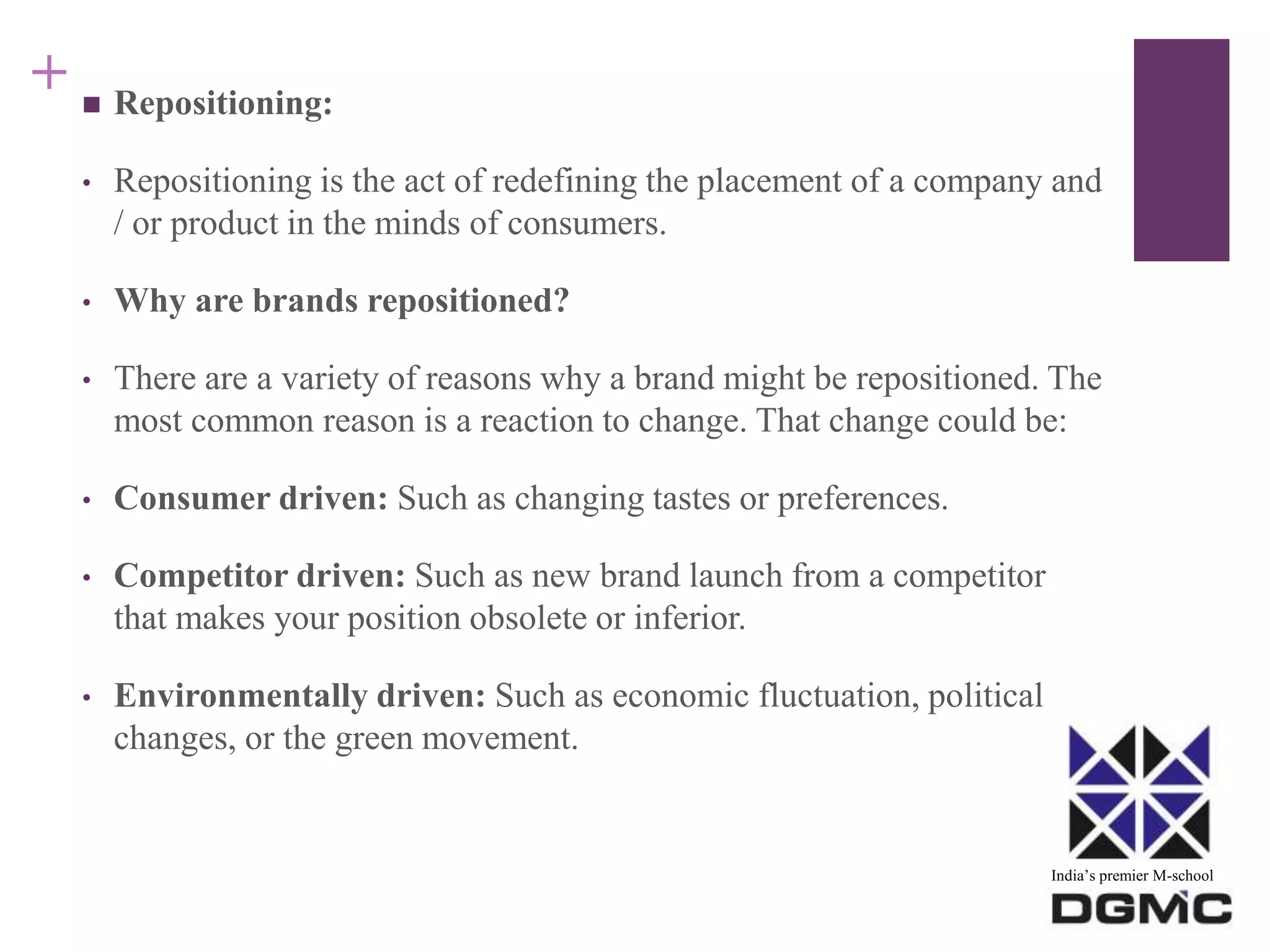 Managing brands overtime | PPTX