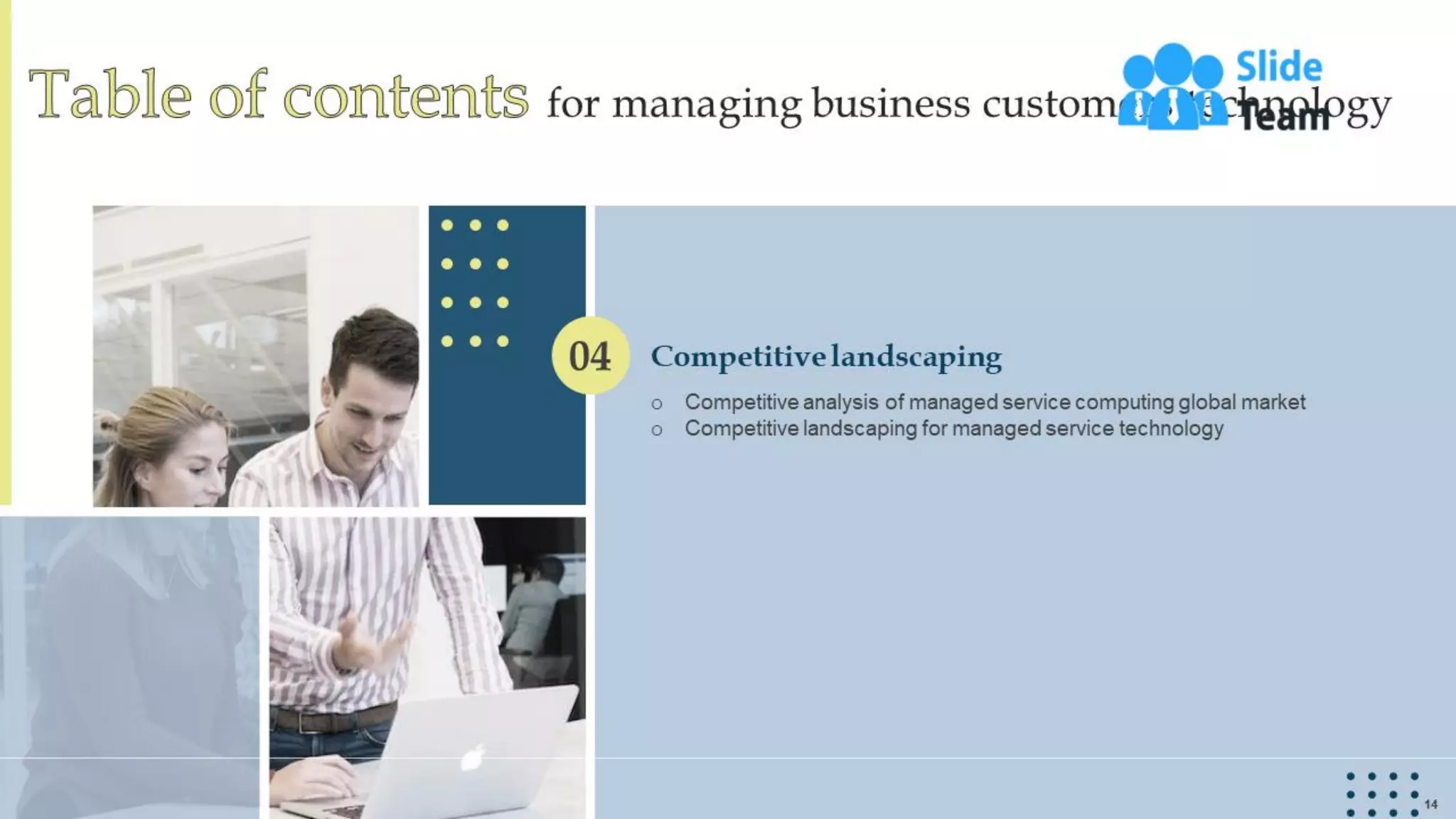 Managing Business Customers Technology Powerpoint Presentation Slides