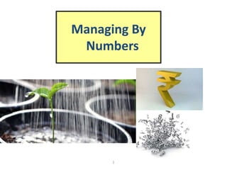1
Managing By
Numbers
 