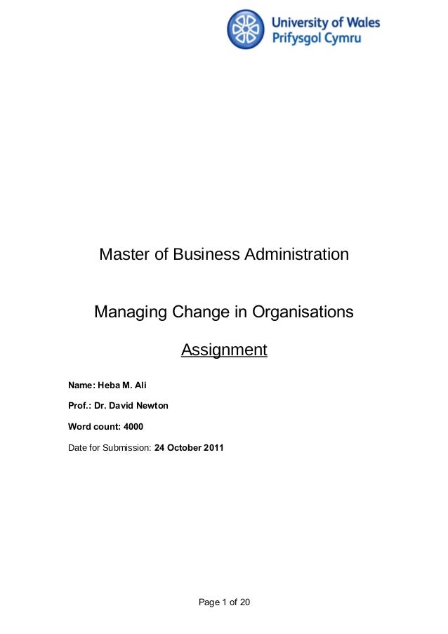 managing change organizations slideshare