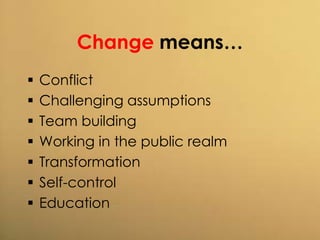 Changed Inside Managing change inside and out | PPTX