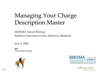Managing the Chargemaster | PPT