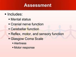 The level of responsiveness and consciousness is the MOST important indicator of the patient’s condition.