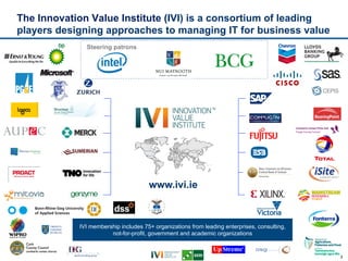 The Innovation Value Institute (IVI) is a consortium of leading
players designing approaches to managing IT for business v...