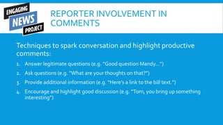 Managing Comment Sections | PPTX