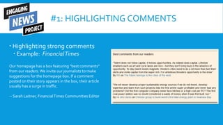 Managing Comment Sections | PPTX