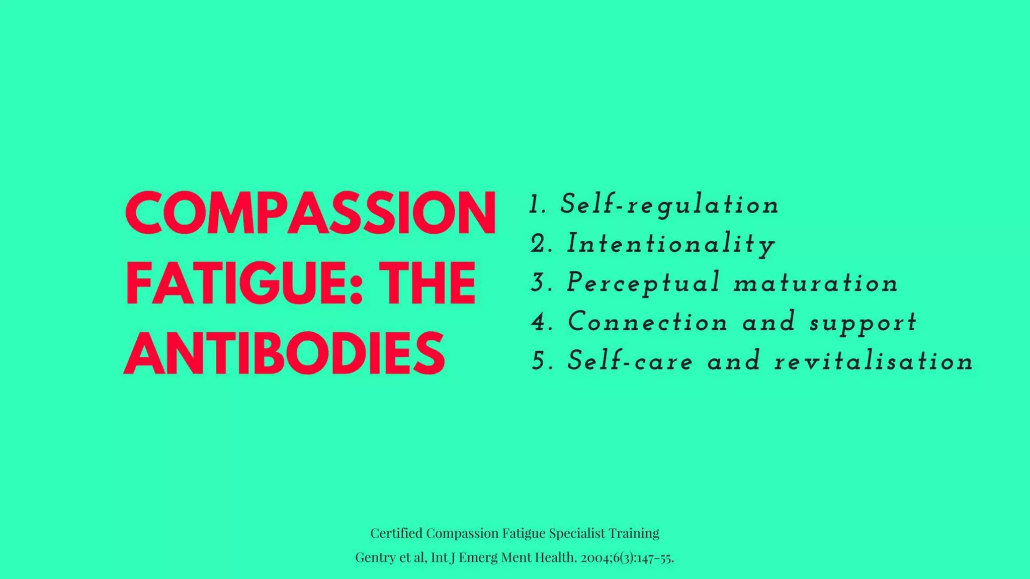 Managing compassion fatigue in Emergency Medicine | PPTX