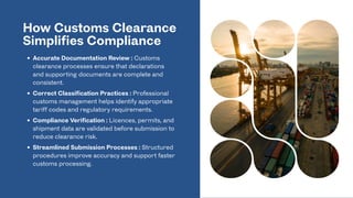 Managing Complex Import Requirements Customs Clearance Simplifies ...