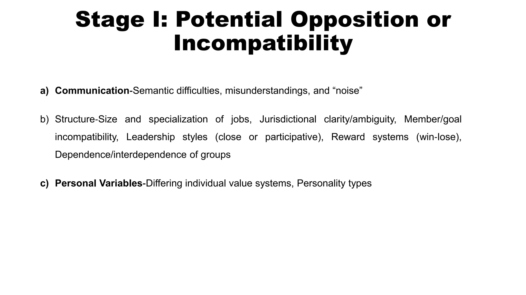 Goal Incompatibility MANAGING CONFLICTS (Nursing Management)pptx | PPTX