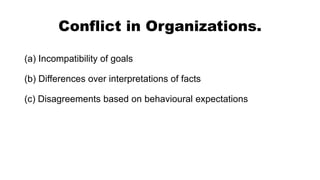 Goal Incompatibility MANAGING CONFLICTS (Nursing Management)pptx | PPTX
