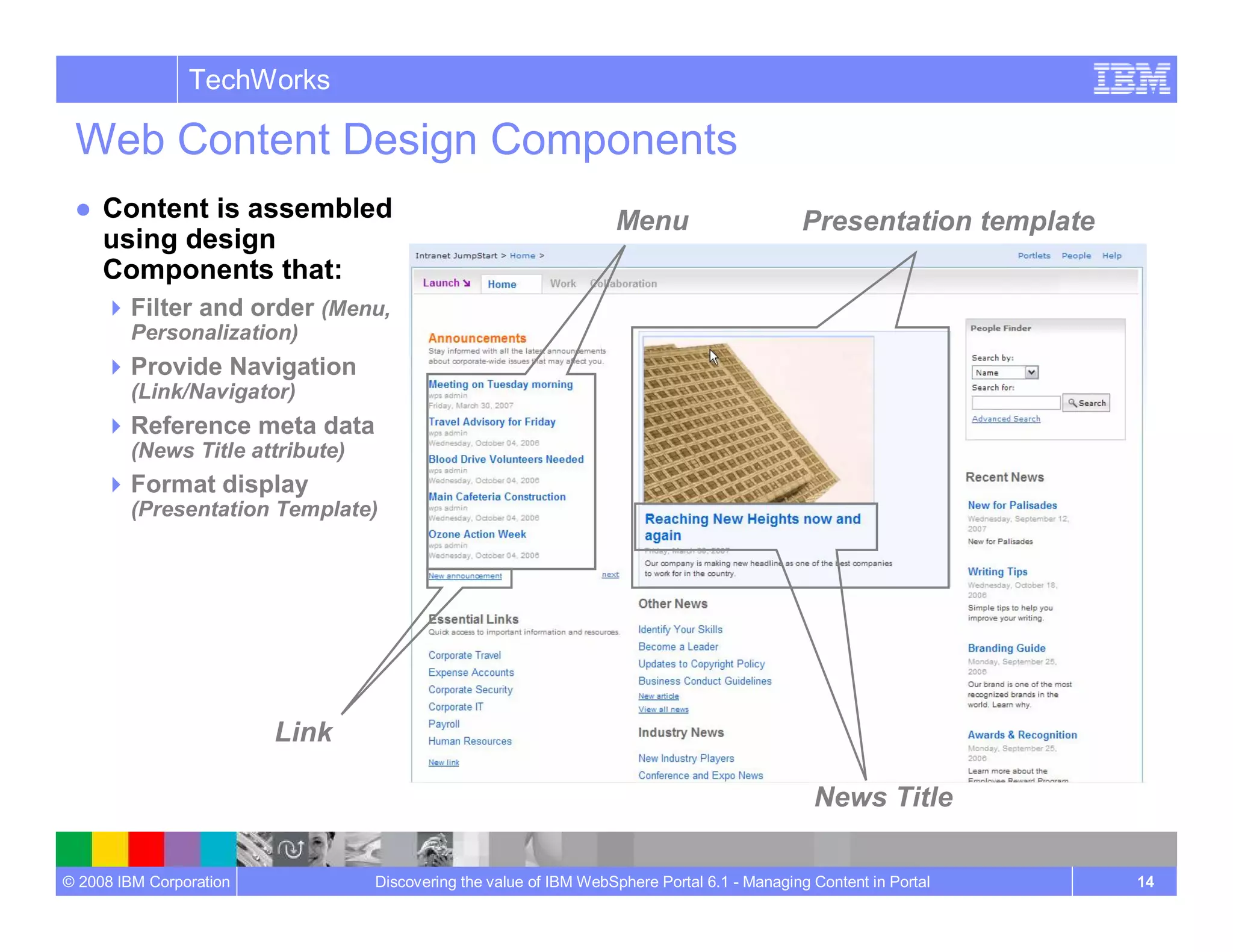 Managing Content In Portal Wcm