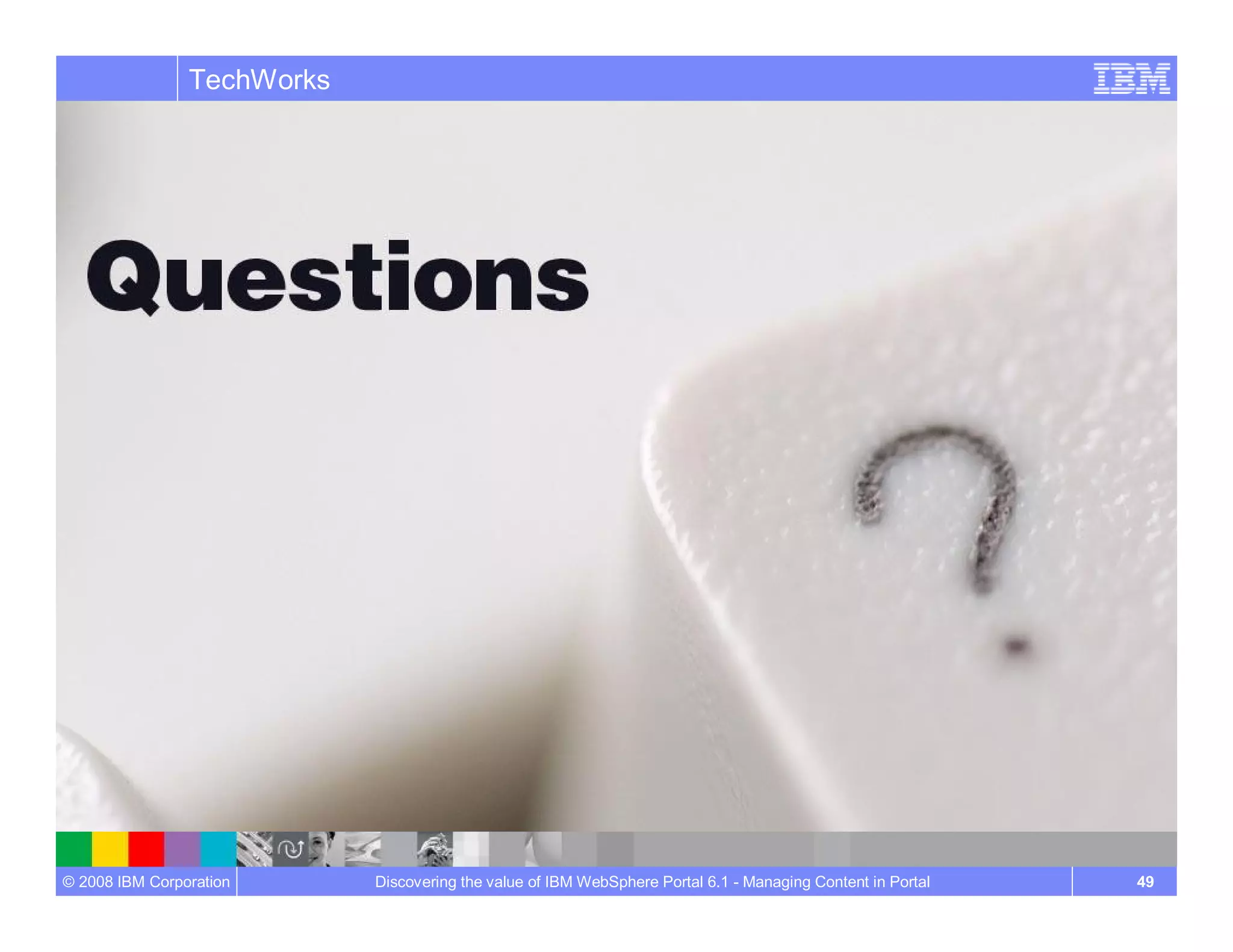 Managing Content In Portal Wcm