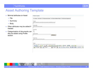 Managing Content In Portal Wcm