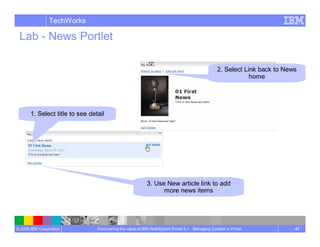 Managing Content In Portal Wcm