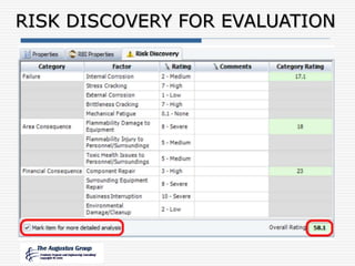RISK DISCOVERY FOR EVALUATION
 
