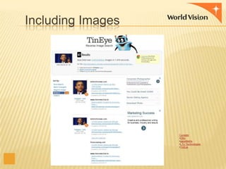 Including Images

Curalate
•Ditto
•gazeMetrix
•LTU Technologies
•TinEye

 