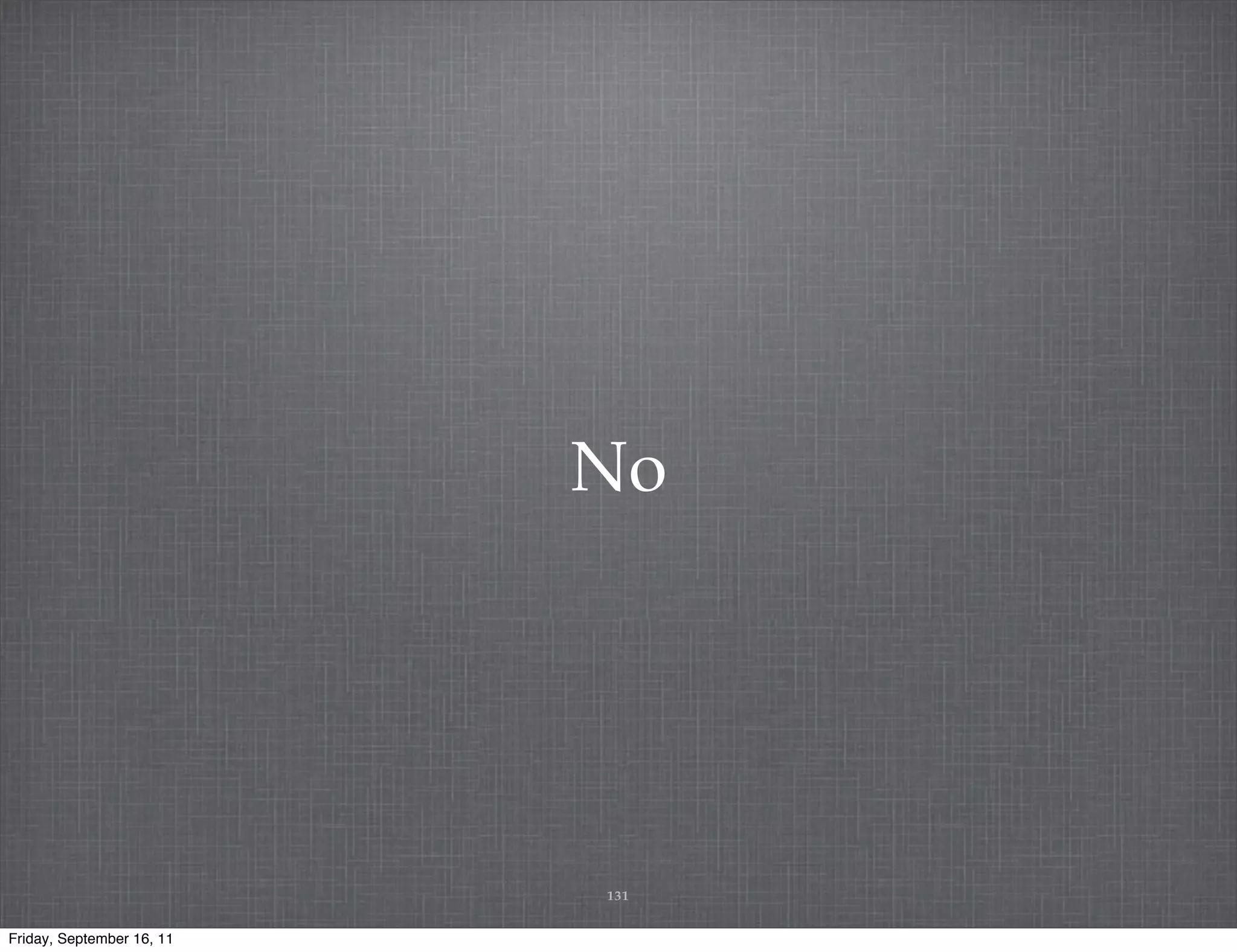 No 131 Friday, September 16, 11 