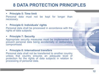 Managing Data Protection guide powerpoint presentation | PPT