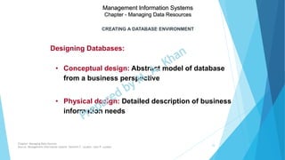 Managing data resources | PPTX