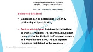 Managing data resources | PPTX
