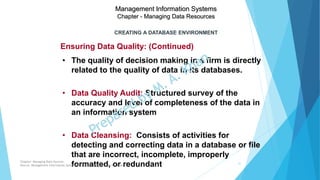 Managing data resources | PPTX