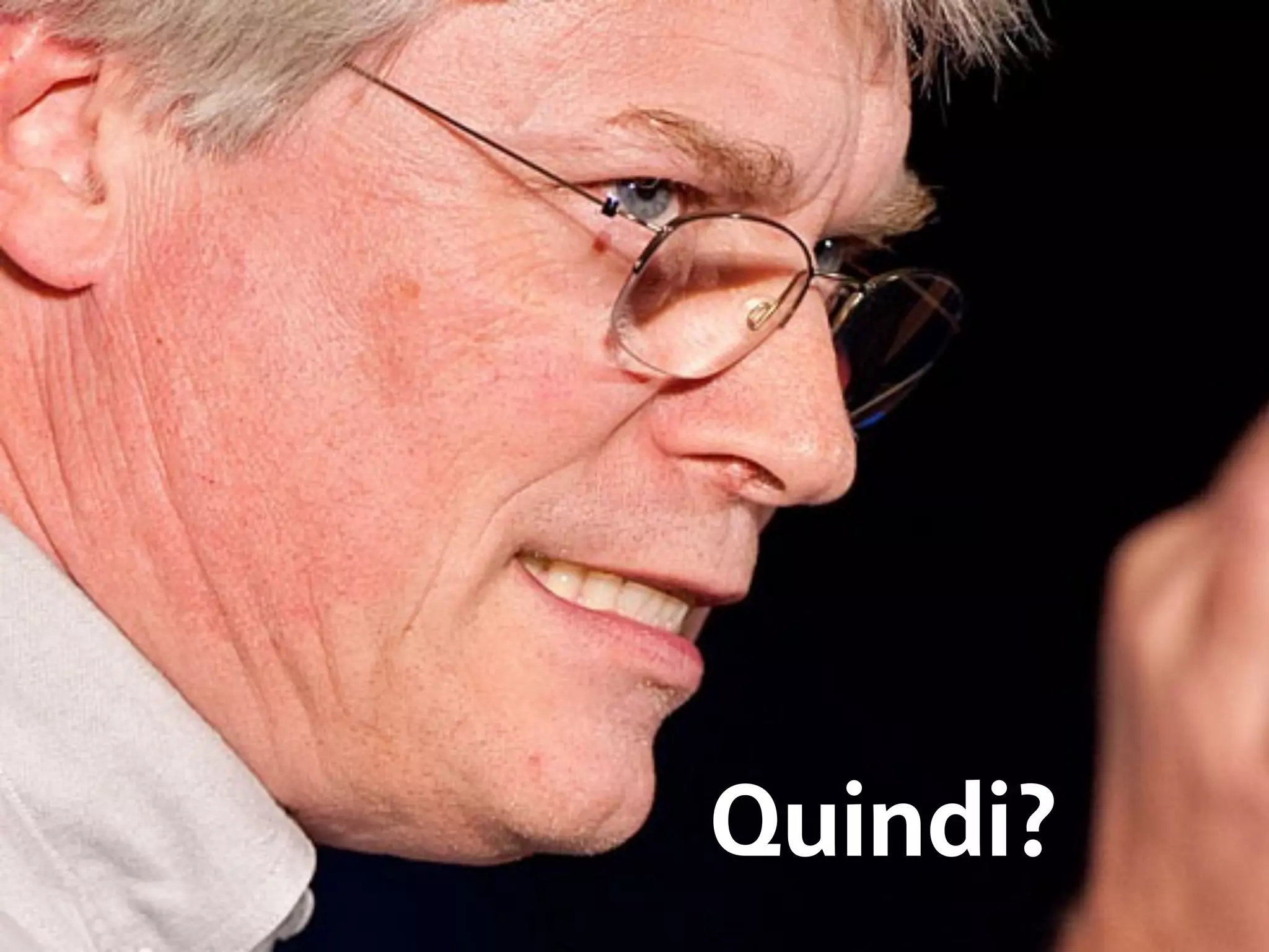 Quindi? 
 