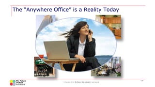 The “Anywhere Office” is a Reality Today



             33%                                                         35%

...