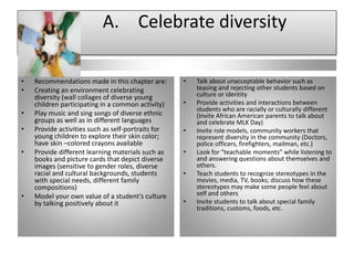 Managing diversity in the classroom by Arianny Saviñón & Team | PPTX