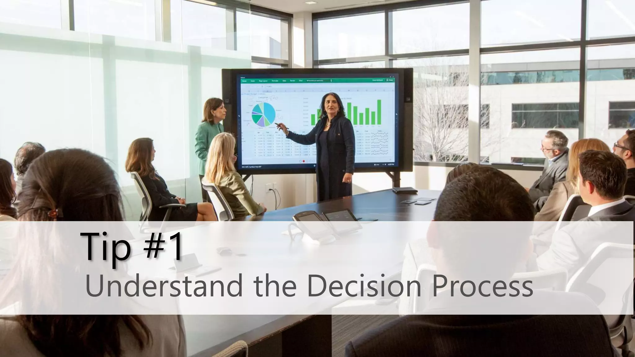 Understand the Decision Process
Tip #1
 
