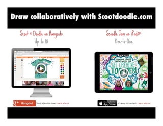 Draw collaboratively with Scootdoodle.com

 