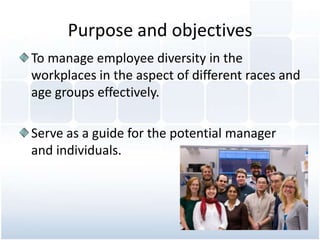 diversity employee objectives