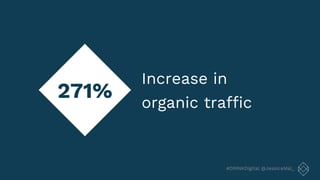 #DRINKDigital @JessicaMal_
271%
Increase in
organic traffic
 